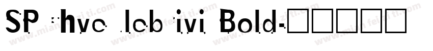 SPChveulebrivi Bold字体转换